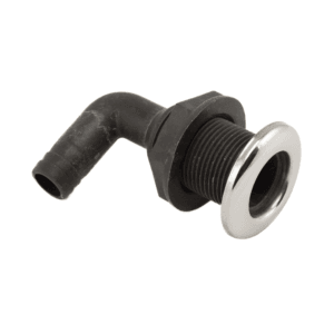 Nailon/RST läpivienti 19mm letkulle, 90°